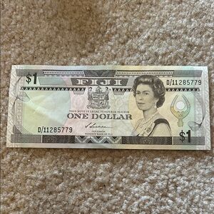 Fiji One Dollar Note